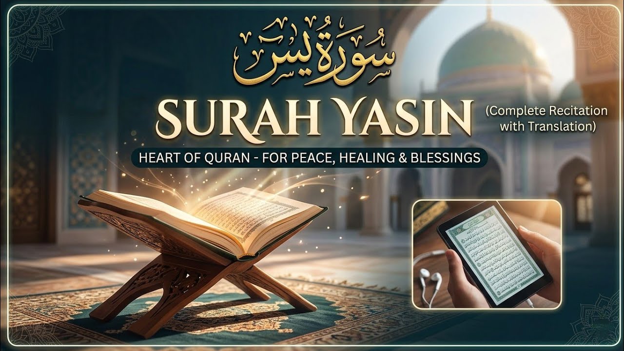 Beautiful voice of Quran surah Yasin ( سورۃ یٰس) heart touching voice 