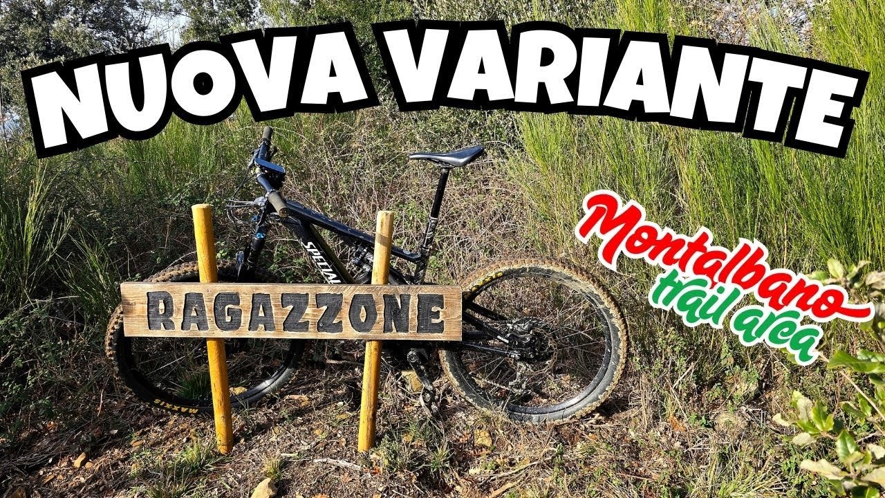 NUOVA VARIANTE sul Ragazzone, sentiero completo - Montalbano MTB enduro trail