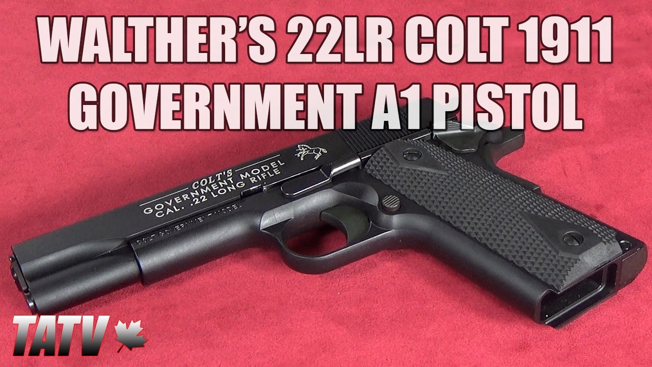 Пистолет Walther's 22LR Colt Government 1911 A1