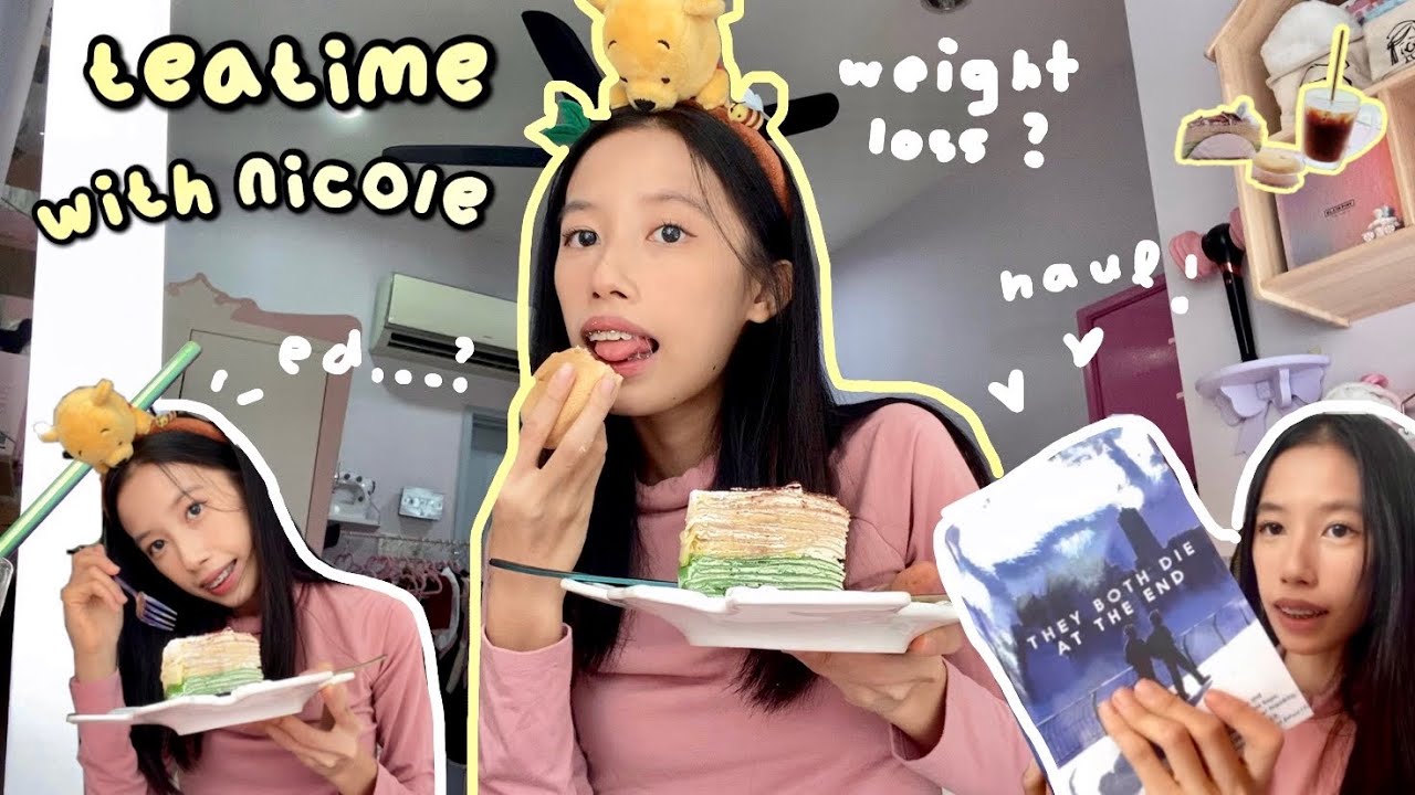 VLOG 🫖 teatime with nicole: addressing my weight loss 最近健康状况 💒 shopee haul 📦