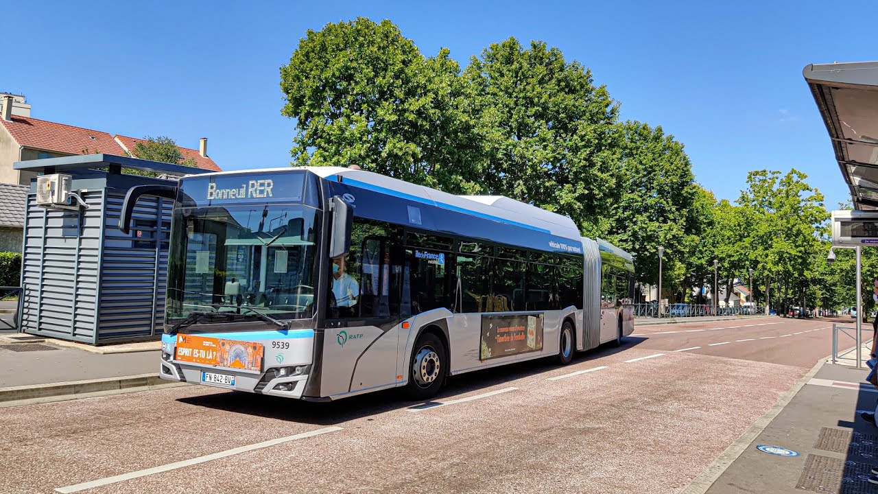 Ligne de Bus RATP 393 | Solaris Urbino 18 IV GNC N°9539