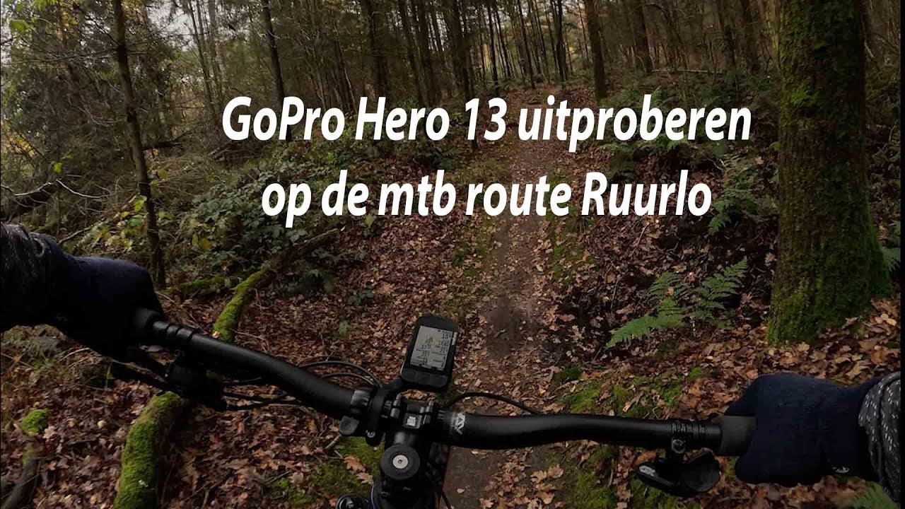 GoPro Hero 13 uitproberen op mtb route Ruurlo