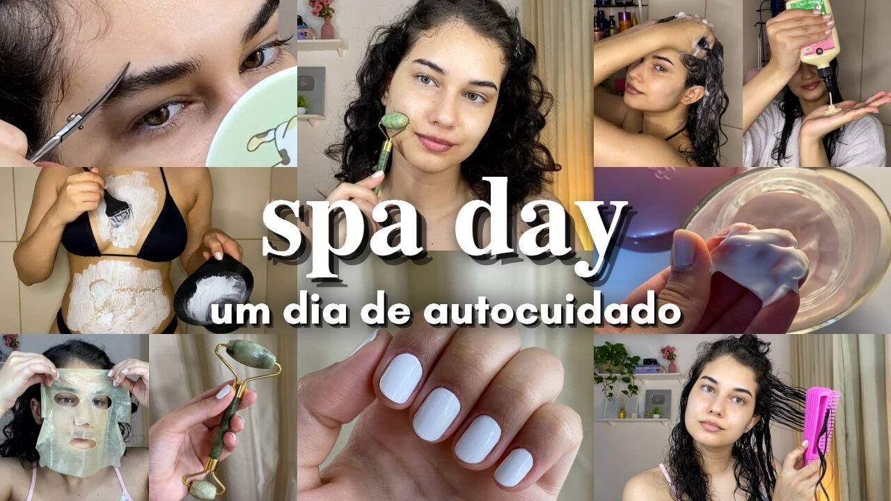 SPA DAY COMPLETO 🧖🏻‍♀️✨ UM DIA DE AUTOCUIDADO | rosto, corpo, cabelo & unhas