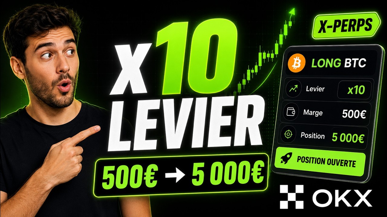Comment TRADER avec des EFFETS DE LEVIER sur un exchange r&eacute;gul&eacute; : les X-Perps OKX expliqu&eacute;s