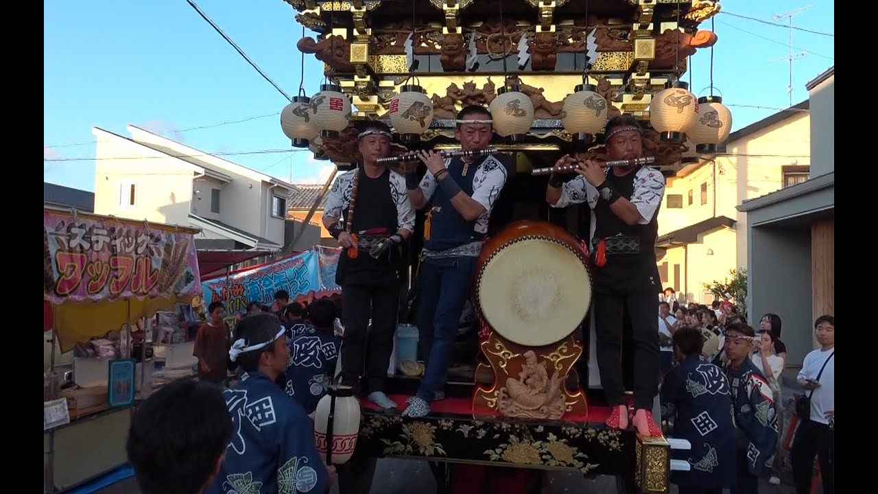 令和7年度・袋井市山梨祇園祭り「笛吹き派遣と会員笛吹き披露」②
