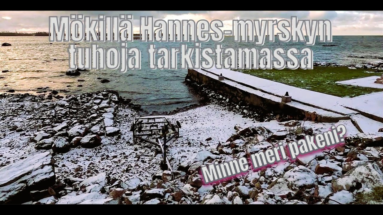Myrskyn jälkeen mökille tuhoja tarkistamaan!