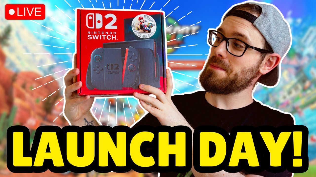 🔴 Nintendo Switch 2 LAUNCH DAY!! | Trying out EVERYTHING!!!