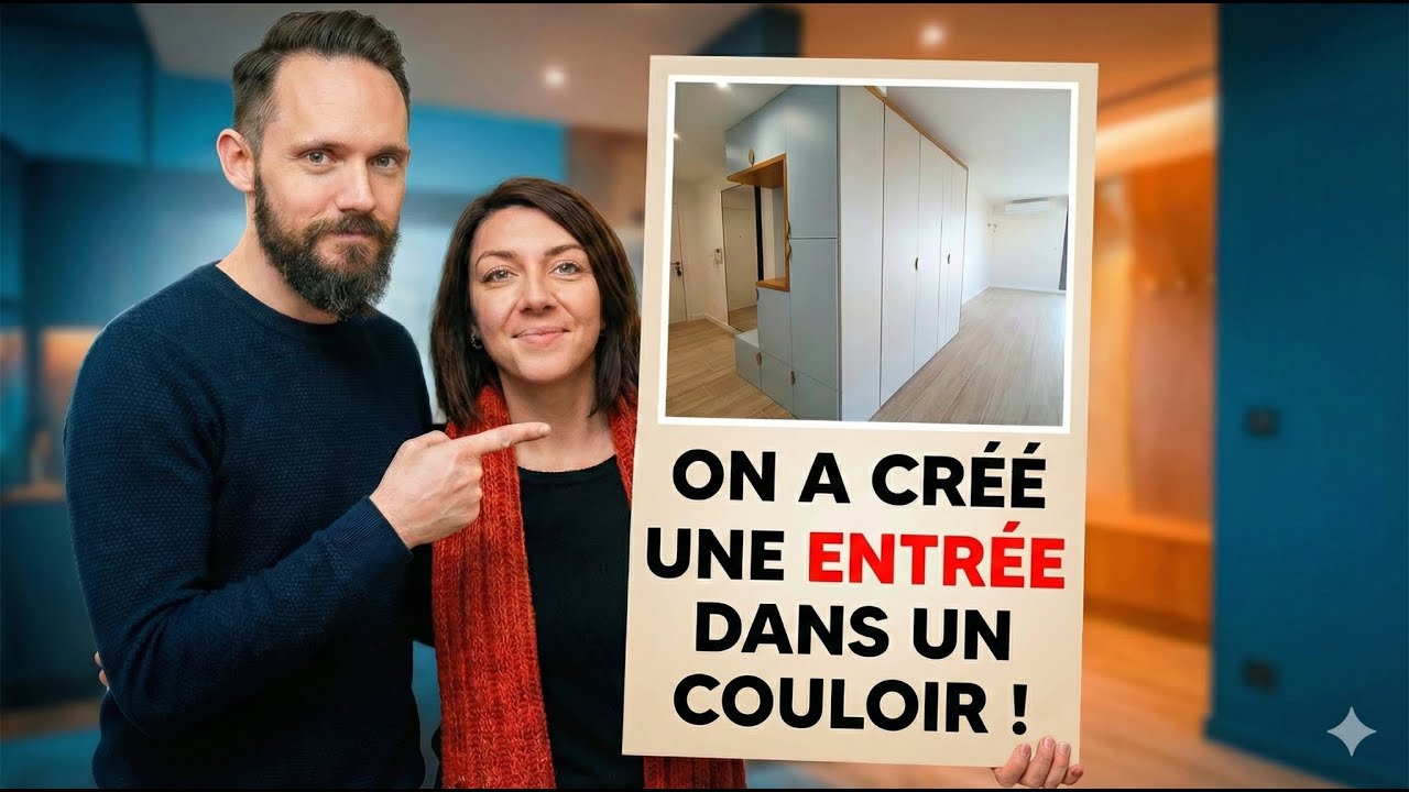 On a créé une entrée dans un couloir !