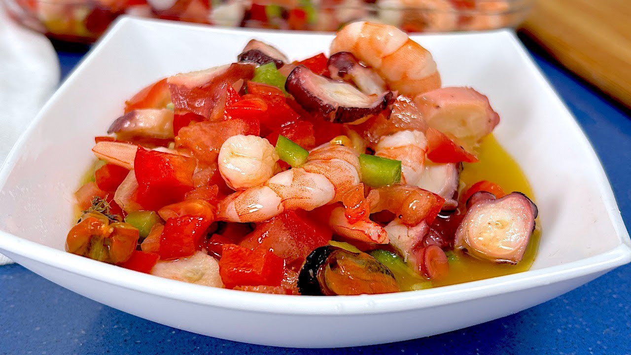 SALPICÓN DE MARISCO 🌟 Todos te PEDIRÁN la receta