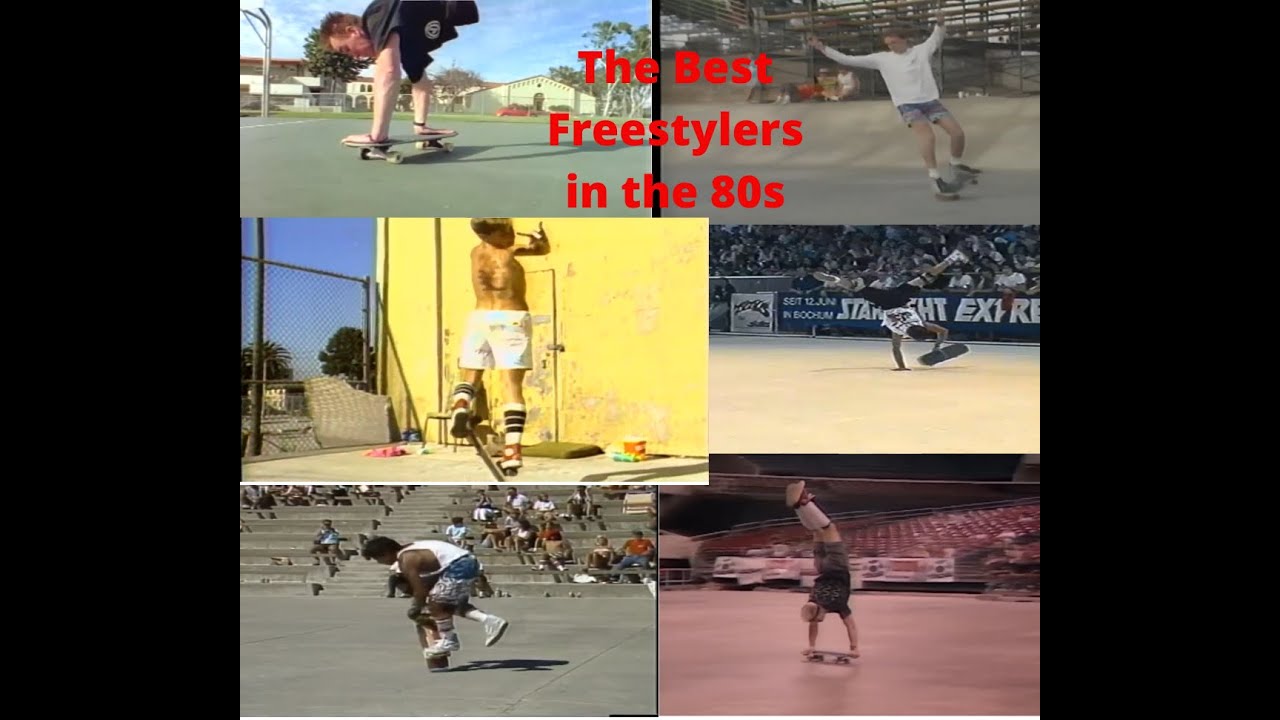 The Best Freestyle Skaters From The 80's - The Golden Age of Freestyle Skateboarding