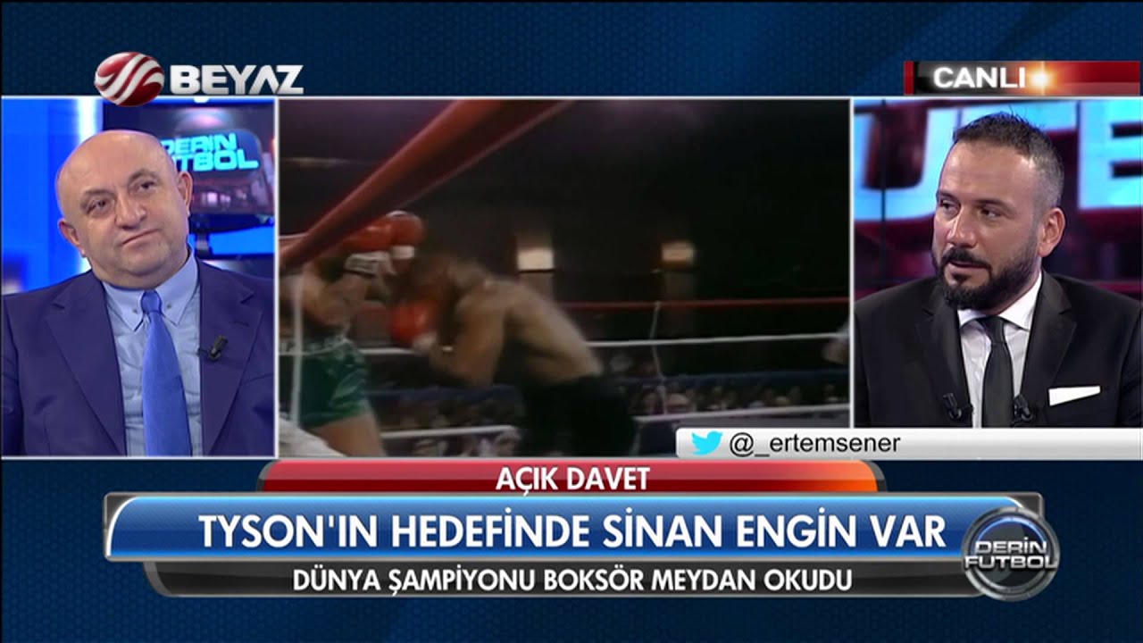 Sinan Engin boksör Mike Tayson'a böyle meydan okudu