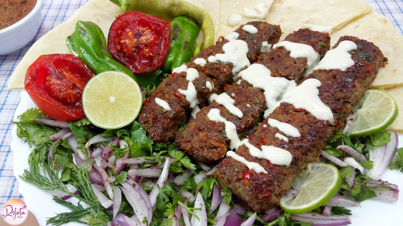 Vegetarian Turkish kebab | Adana Kebab Recipe