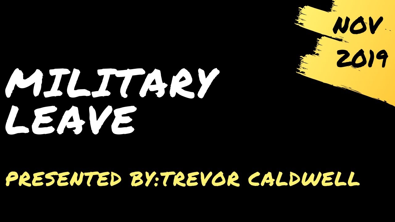 Military Leave