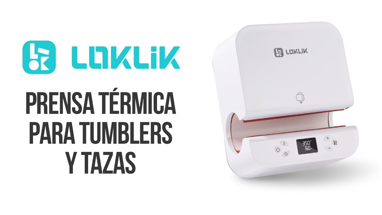 Prensa térmica para tumblers y tazas de LOKLiK