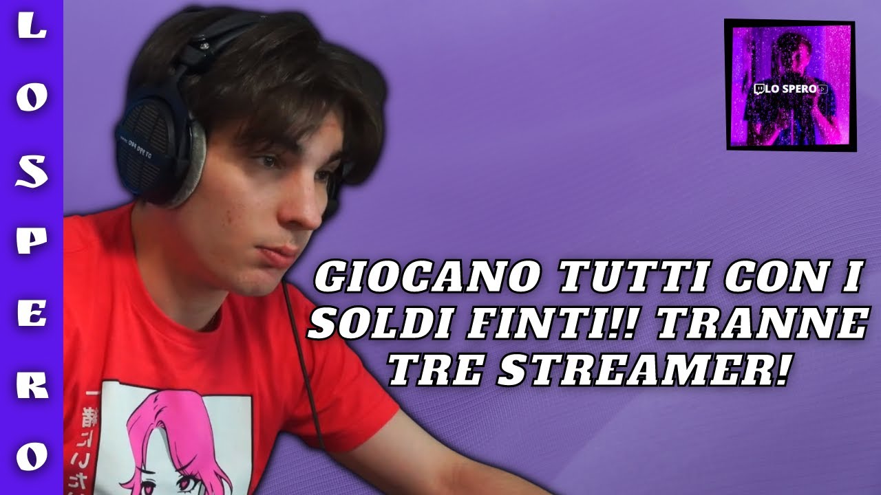 IL GABBRONE SVELA CHE GLI STREAMER DI CASINO' SU TWITCH GIOCANO QUASI TUTTI CON I SOLDI FINTI!