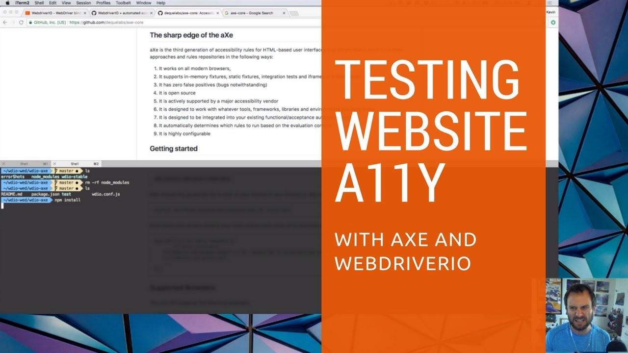 Testing Website Accessibility with Axe and WebdriverIO