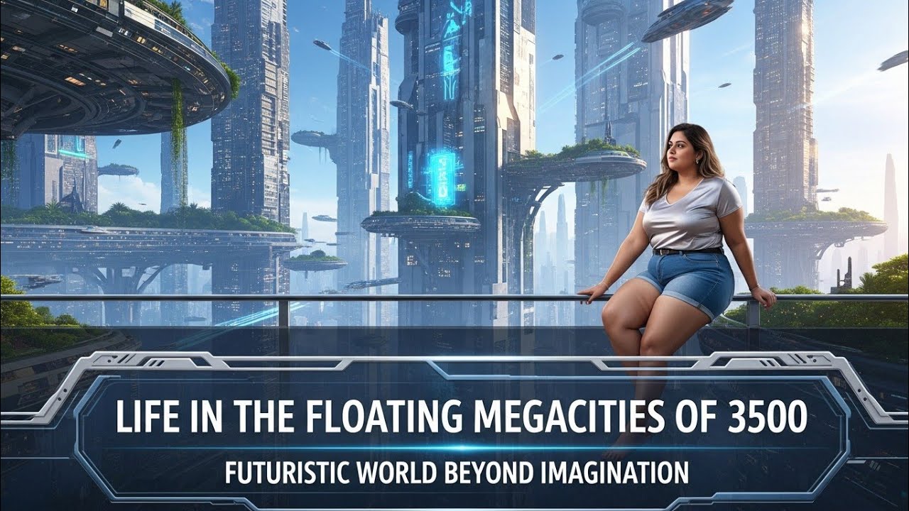 Life in the Floating Megacities of 3500 | Futuristic World Beyond Imagination (8K Ultra Realistic)