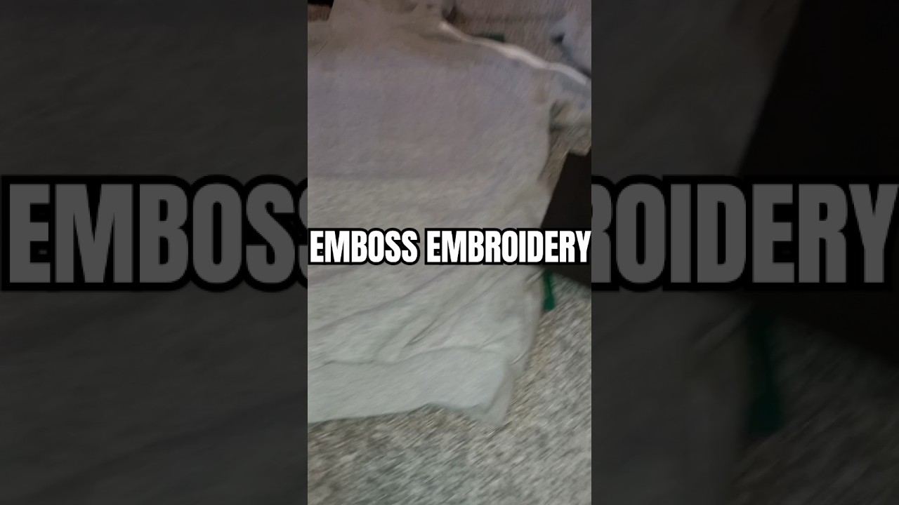 emboss embroidery #embroidery #embossing #viralshorts