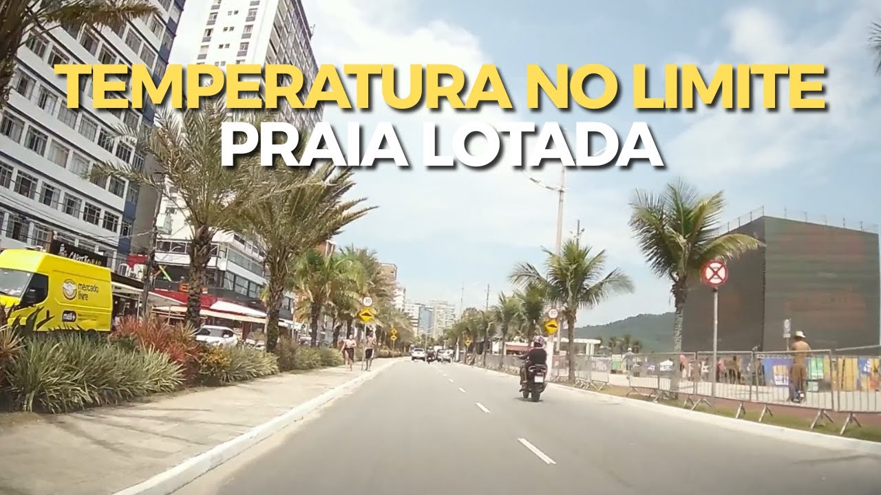 MUITO SOL E MUITA GENTE - Veja como ficou a cidade na véspera | UBER DRIVER POV