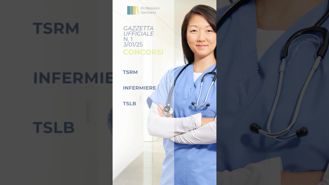 Concorsi pubblici Professioni Sanitarie - G.U. 1/25 #concorsipubblici #professionisanitarie