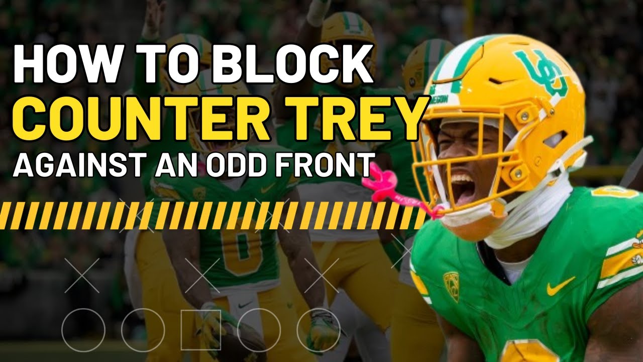 Blocking Counter Trey Against an Odd Front