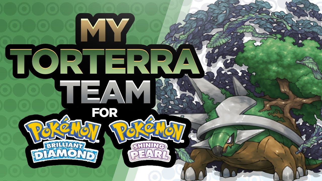 My TORTERRA TEAM For Pokemon Brilliant Diamond & Shining Pearl!