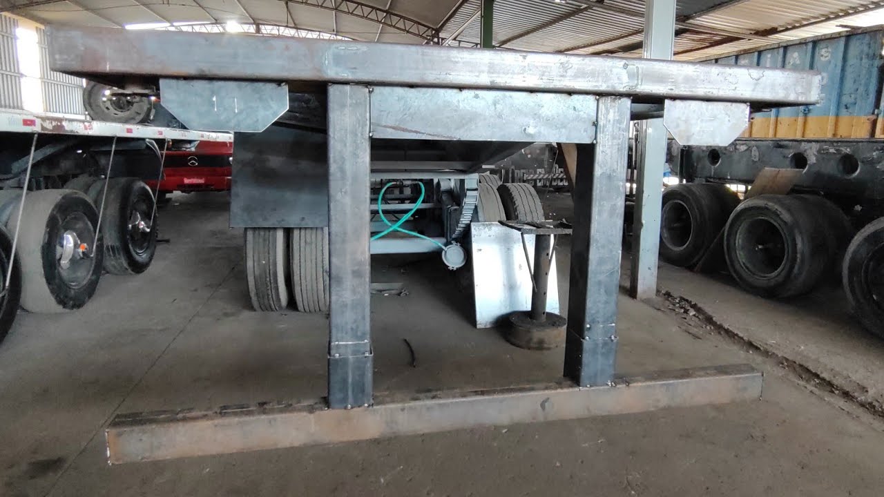 Reforma de carreta Verde parte 8,  A traseira ficou melhor do que eu imaginava