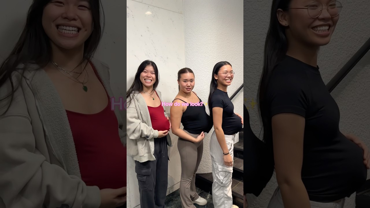 Sisters Pretend to Be Pregnant🤰#couples #couple #couplegoals #couplecomedy #sister #familytime