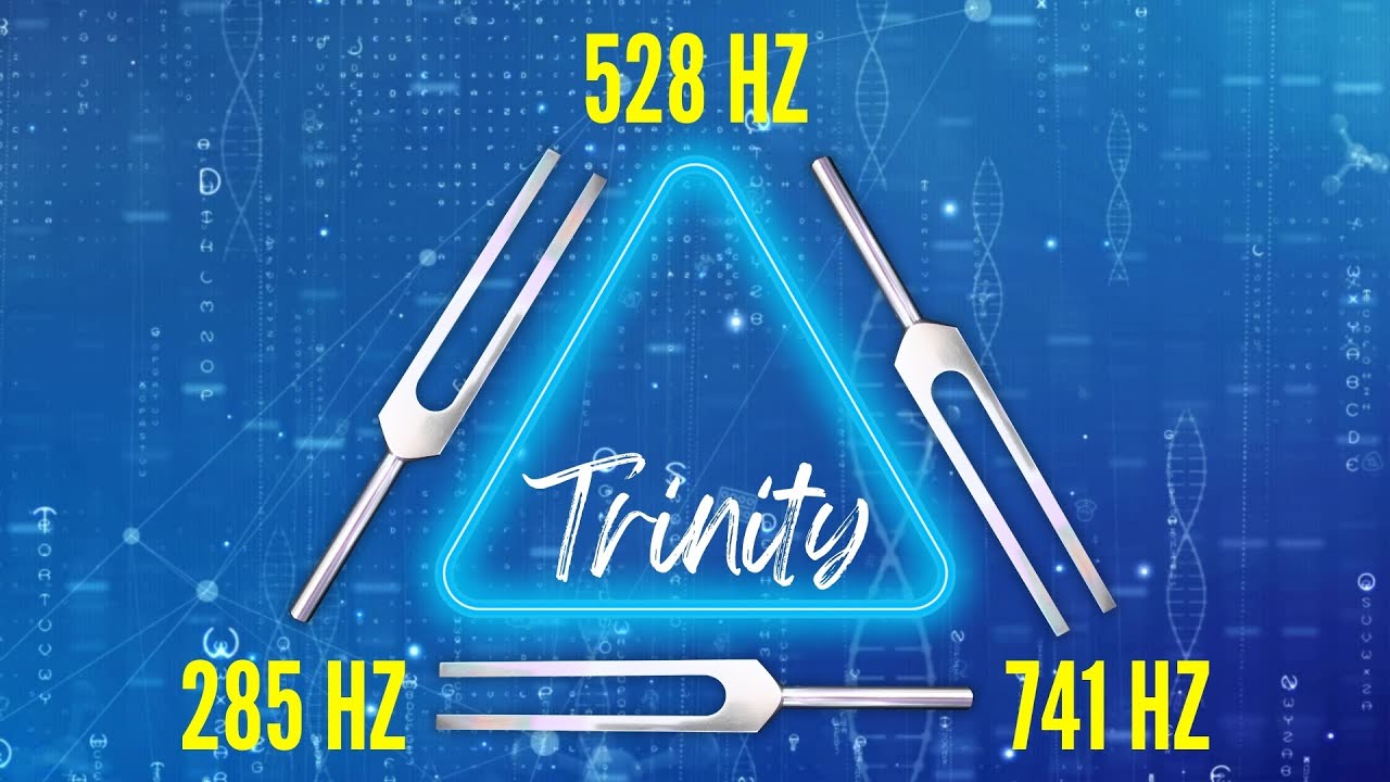 The Trinity of Body Healing Frequencies: 285 Hz + 528 Hz + 741 Hz Tuning Forks