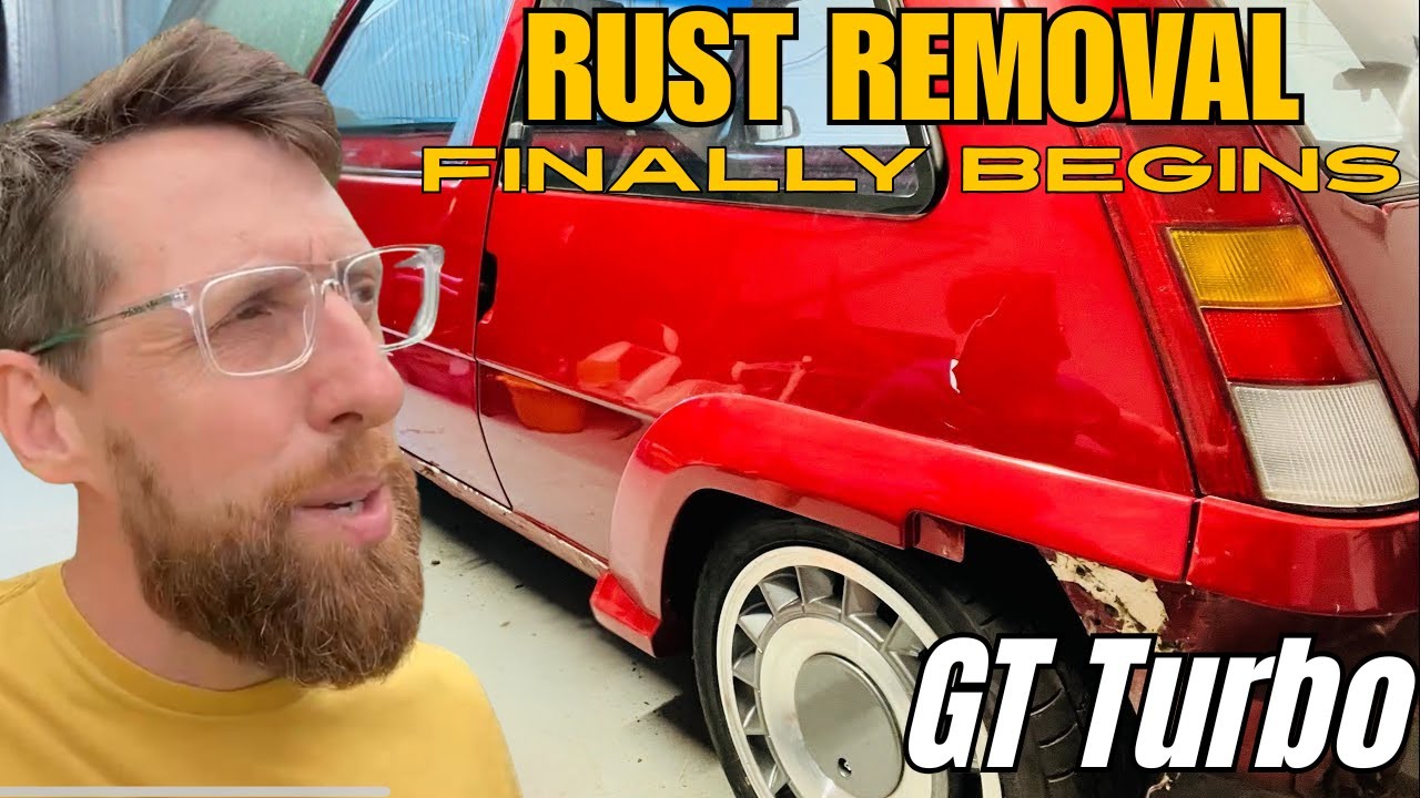 FIRST CUT: Removing Rusty Panels from My Renault 5 GT Turbo!