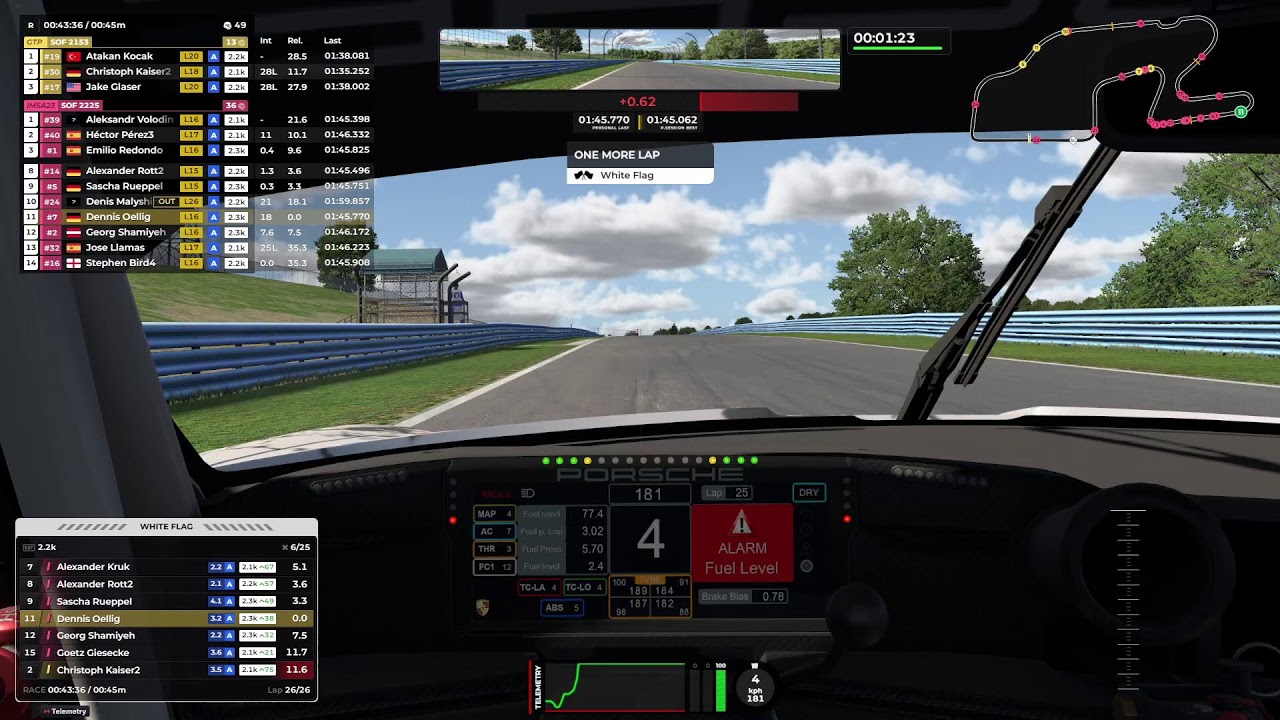 Road to Matze in Watkins Glen - IMSA - Season 1 2026 - Porsche 992 GT3 - iRacing
