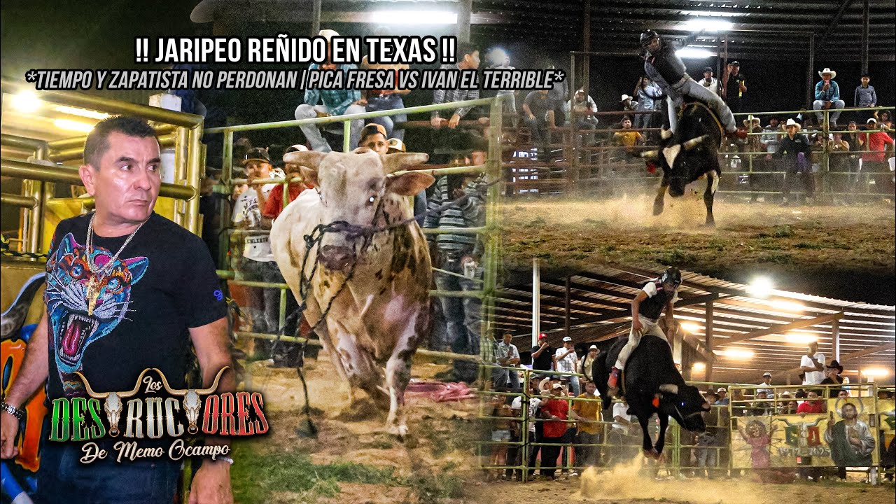 JARIPEO REÑIDO EN TX | TIEMPO Y ZAPATISTA NO PERDONAN| PICA FRESA VS IVAN| Destructores Austin TX 25