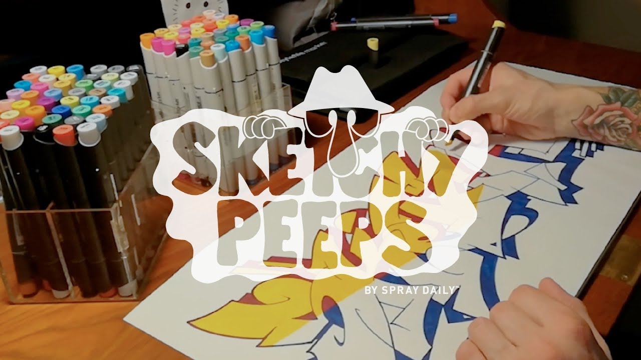 SKETCHY PEEPS 016 - ACEUNO