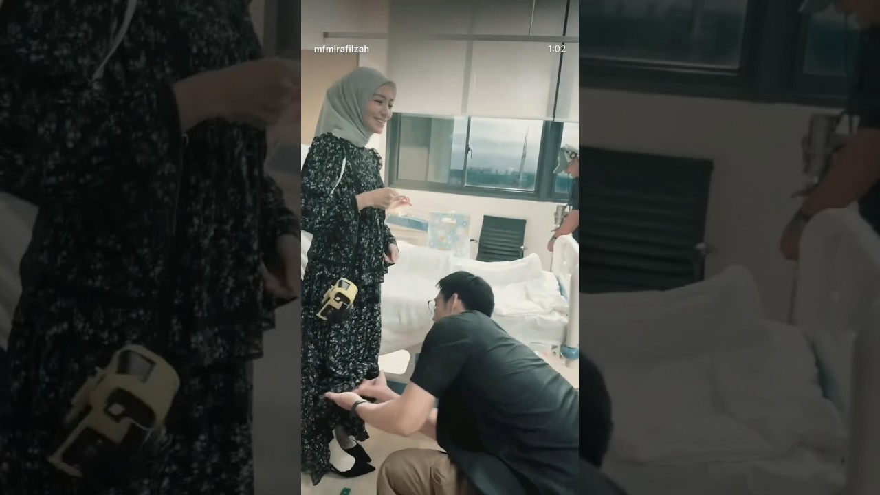 Macam tu Mira Filzah kenakan Hun Haqeem 😅