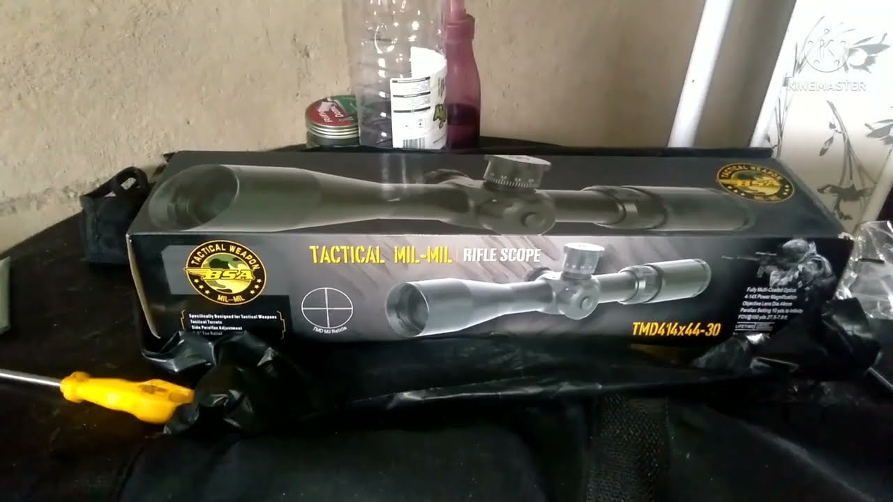 LUNETA BSA FFP 4x14x44 . uma das melhores que ja vi...