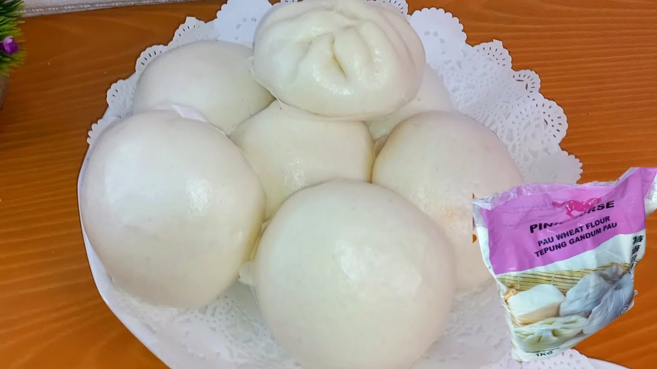 Cara buat pau kukus mengguna kan tepung pau super lembut dan gebu | pau kukus by lia mom's kitchen