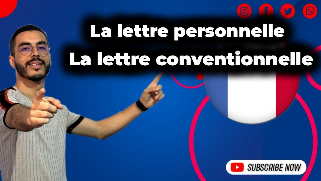 3ème année collège : La différence entre la lettre personnelle et la lettre conventionnelle