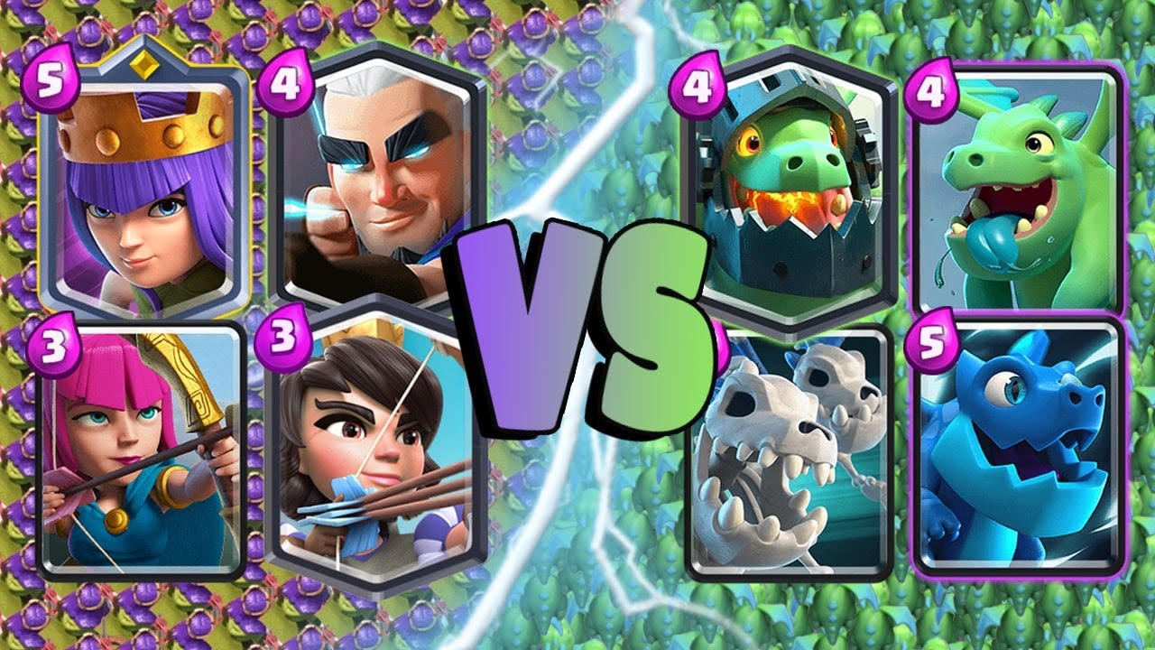 ARCHER TEAM 🆚 DRAGON TEAM - 4v4