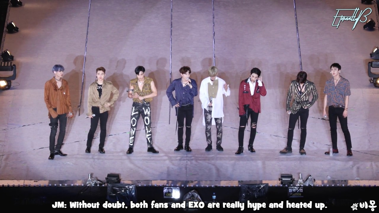 [ENG SUBS] 170708 SMTOWN Concert in SEOUL - EXO Ment