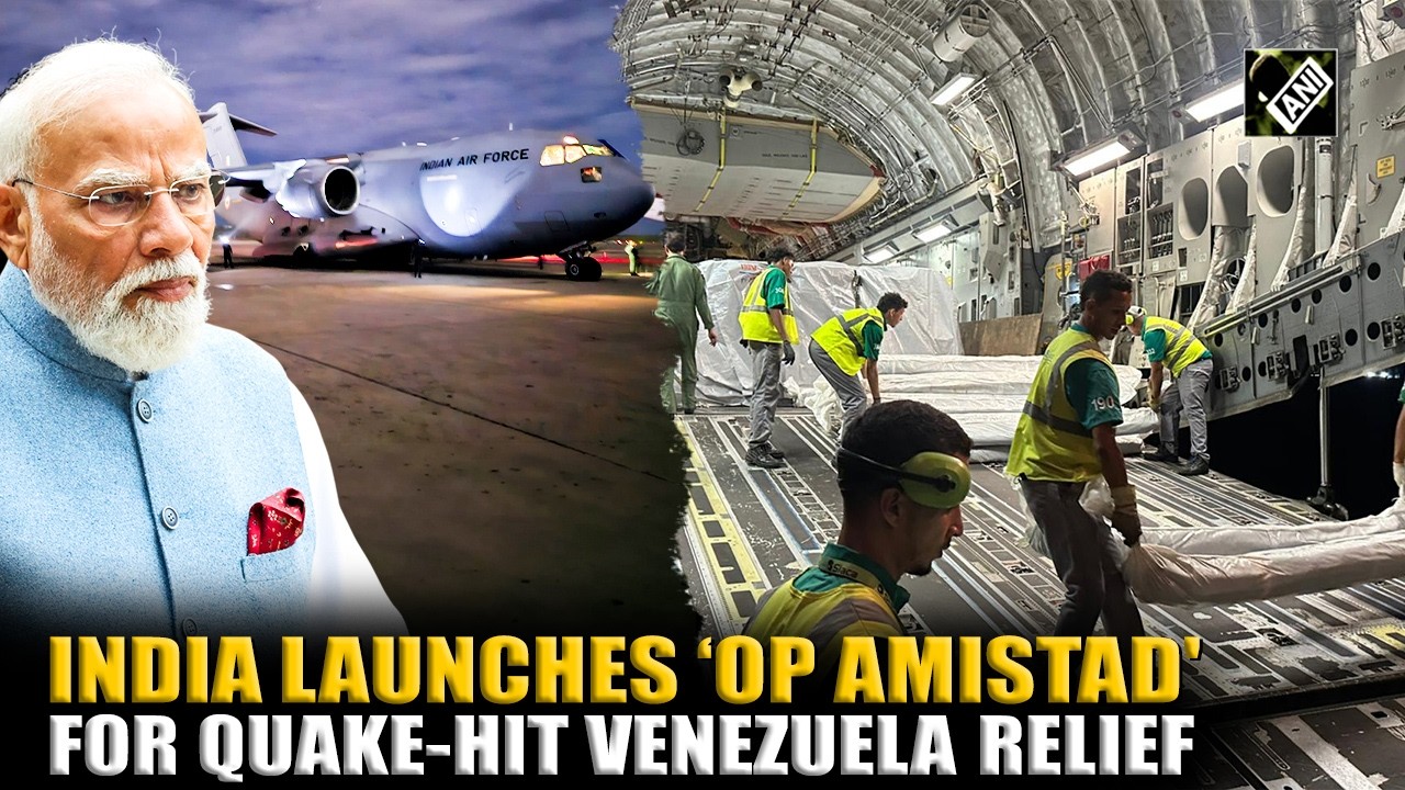 GESTURE OF SOLIDARITY! India Launches Operation Amistad to Aid Earthquake-Hit Venezuela