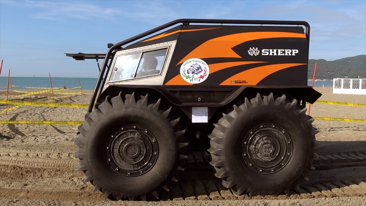 SHERP all terrain vehicle at Carrara 4x4 Fest