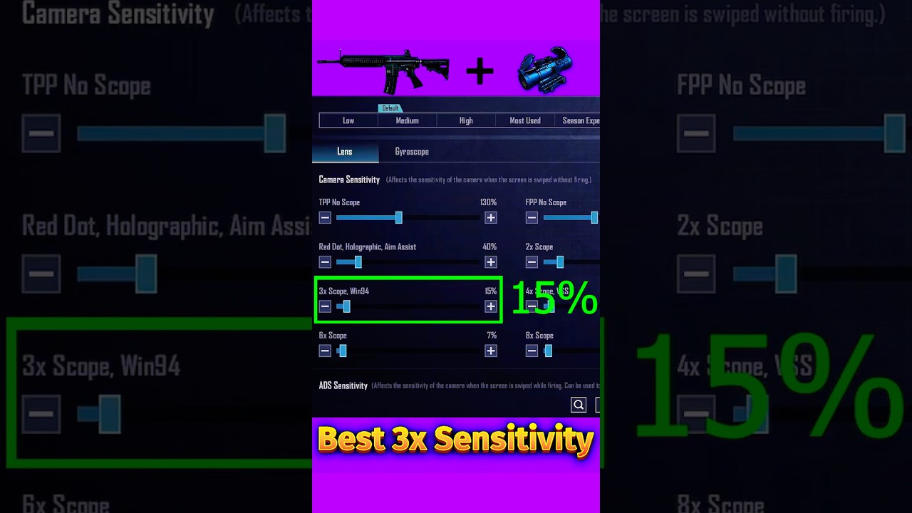 🔥3X Zero Recoil Sensitivity BGMI | 3X No Recoil Spray | 3X Zero Recoil Sensitivity With Gyroscope