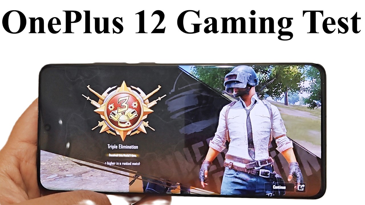 OnePlus 12 - Gaming Test (PUBG Mobile, Call of Duty, Asphalt 9, Dead Trigger 2, Injustice 2)