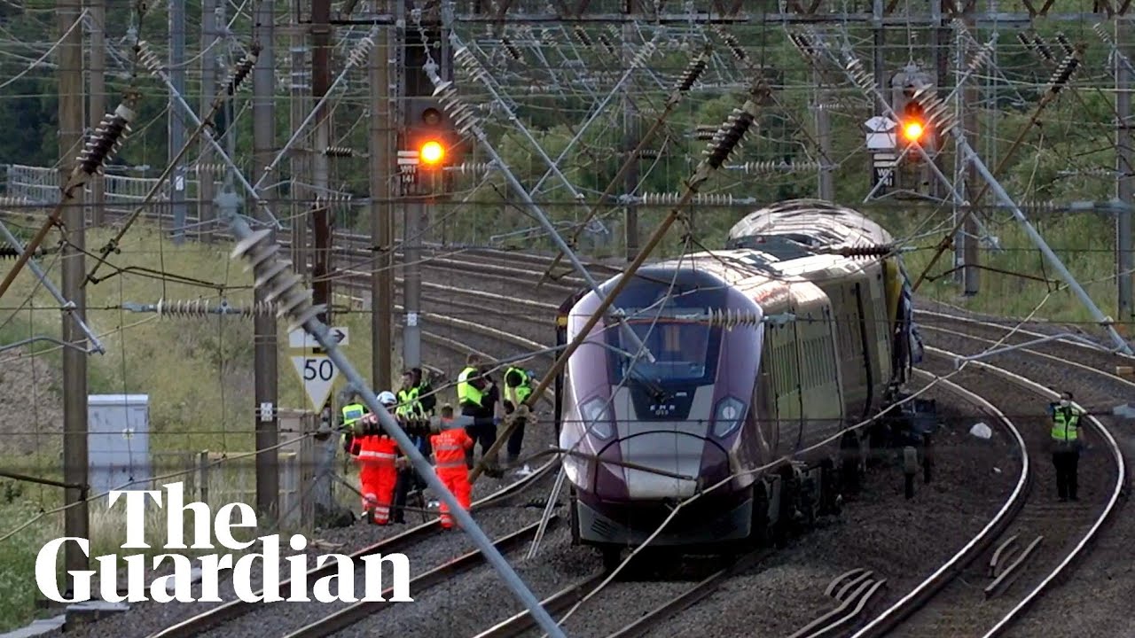Emergency services attend to injured after two trains collide near Bedford