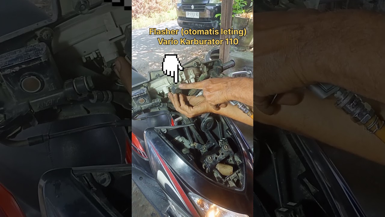 tempat letak flasher Honda Vario Karburator 110