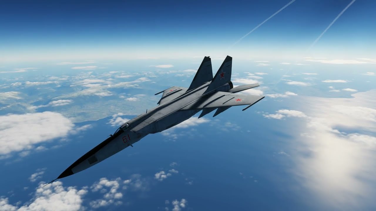 First flight in freeware Mikoyan-Gurevich MiG-25P 