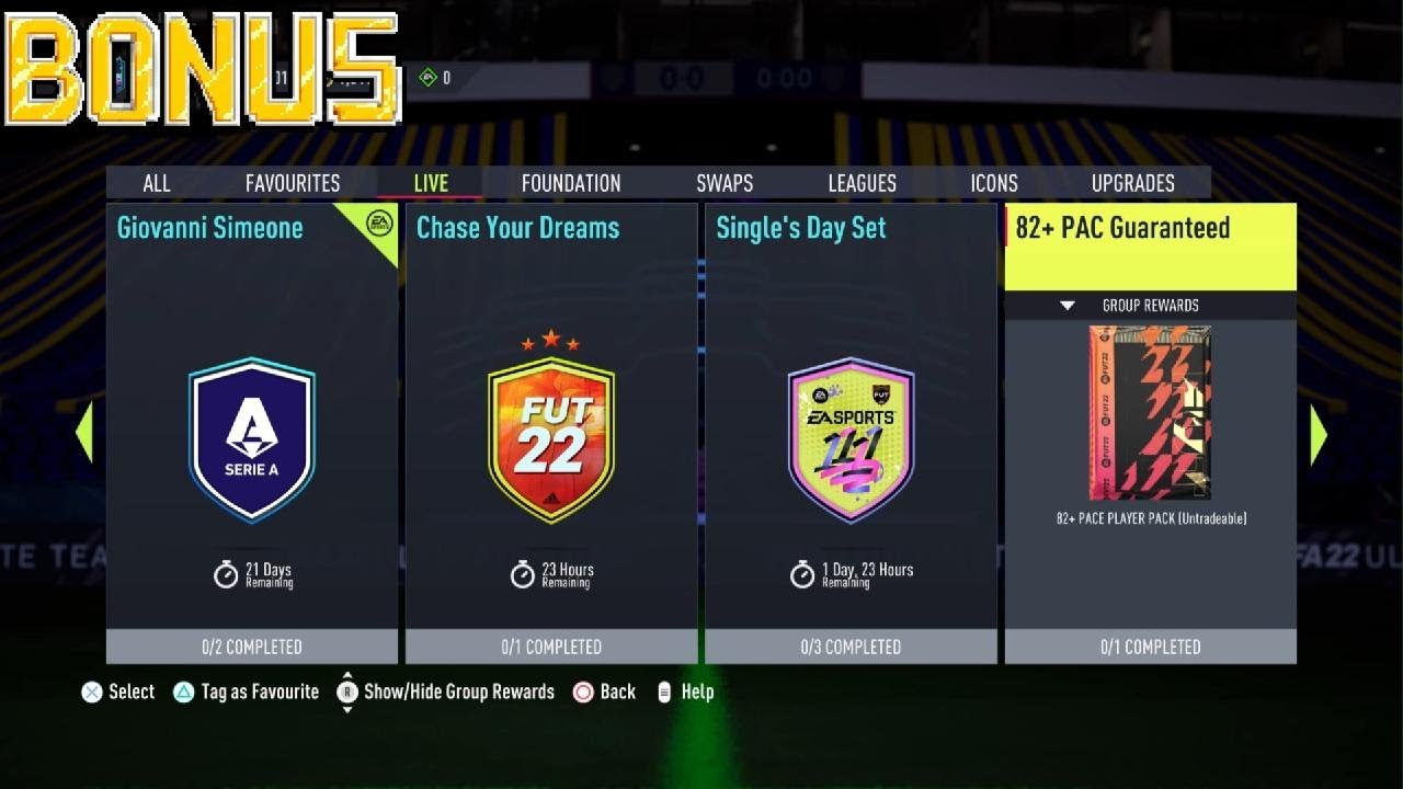 FIFA 22 - 82+ SBC PACE REQUIREMENTS PACK