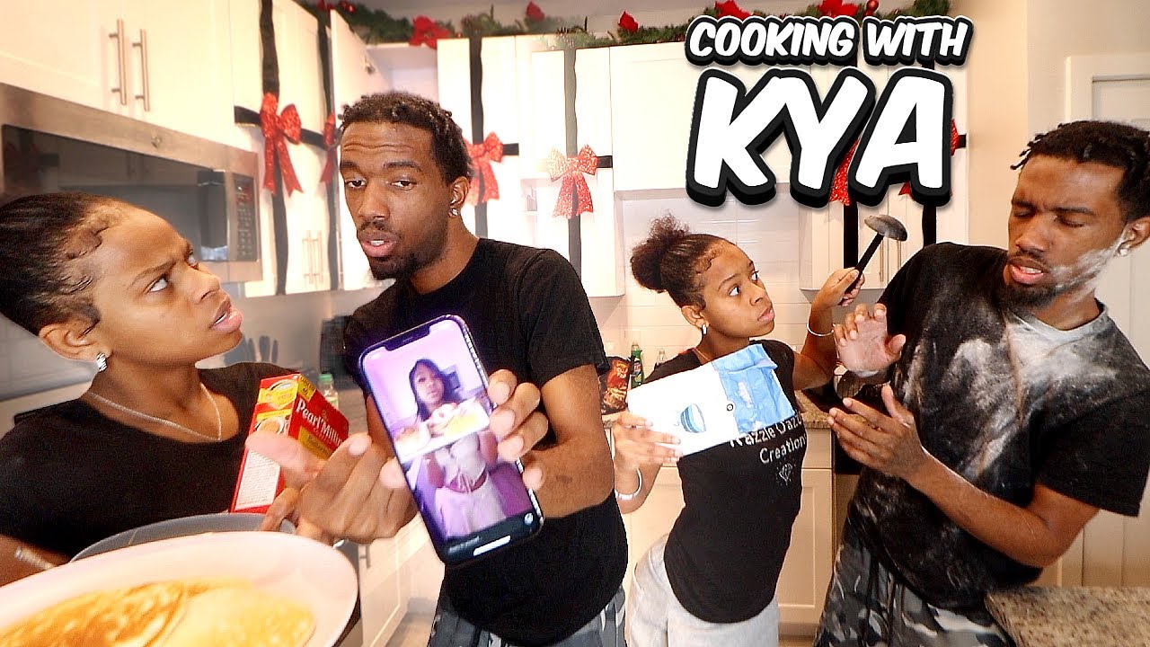 “COOKING WITH KYA” PRANK ON MY GIRLFRIEND *BAD IDEA*