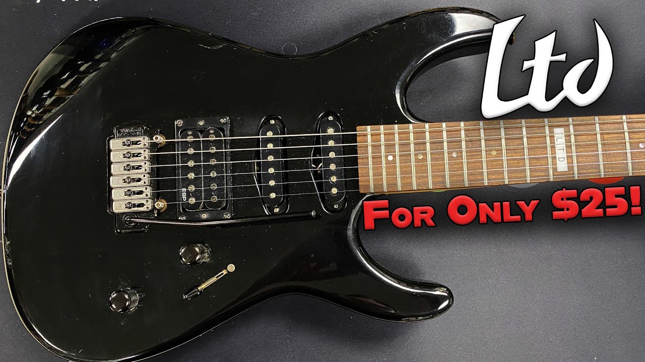 I can't believe I only paid $25 for this guitar!