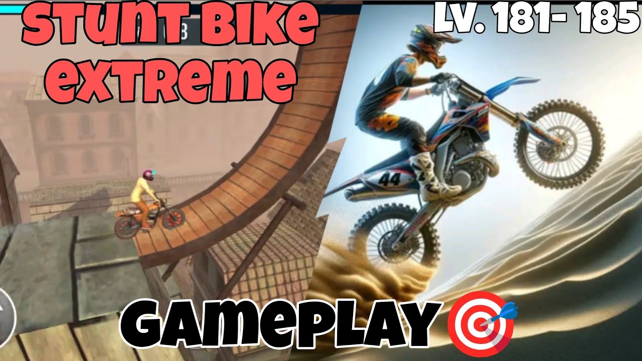 Stunt bike extreme gameplay || lv. 181- 185